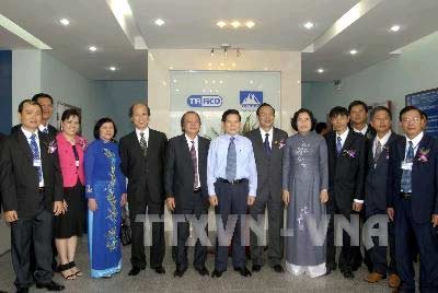 Chủ tịch nước Nguyễn Minh Triết dự lễ khánh thành Nhà máy xi măng Fico – Tây Ninh