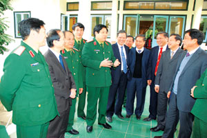 Phối hợp với địa phương thực hiện tốt nhiệm vụ quân sự-quốc phòng