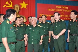Tổng kết công tác bảo vệ an ninh Quân đội năm 2009