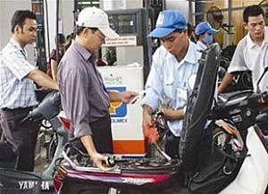 Tăng giá xăng, dầu từ 1-7