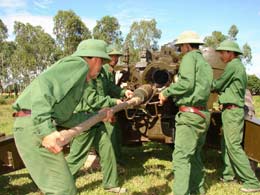 “Nóng” từ bãi tập