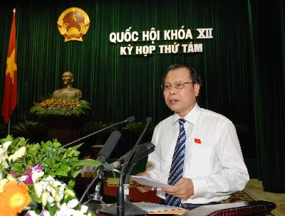 Trình bày 3 dự thảo luật và 1 nghị quyết