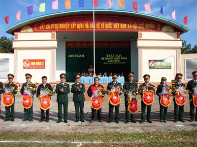 Binh đoàn 15: Tổ chức Hội thao quốc phòng năm 2010