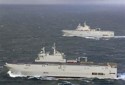 Nga và Pháp đạt được thỏa thuận về chiến hạm lớp Mistral