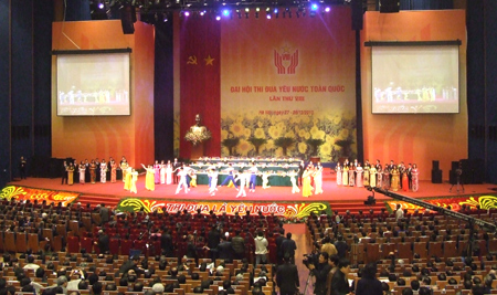 Khai mạc trọng thể  Đại hội Thi đua yêu nước toàn quốc lần thứ VIII