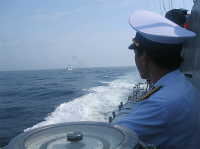 Hải quân Việt Nam, Trung Quốc diễn tập tìm kiếm cứu nạn lần đầu tiên trên vịnh Bắc Bộ