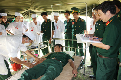 Hội thao quân y Bộ đội Biên phòng tỉnh Khánh Hoà