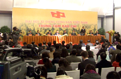 Họp báo về Đại hội XI của Đảng Cộng sản Việt Nam