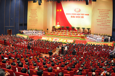 Số lượng Uỷ viên chính thức Ban Chấp hành Trung ương Đảng khoá XI là 175 đồng chí