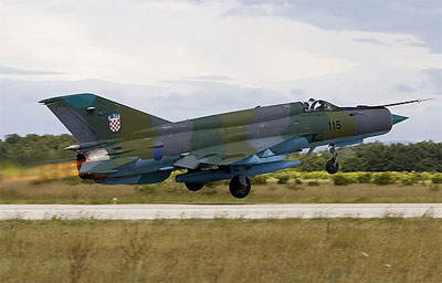 Croatia xem xét nâng cấp chiến đấu cơ Mig-21