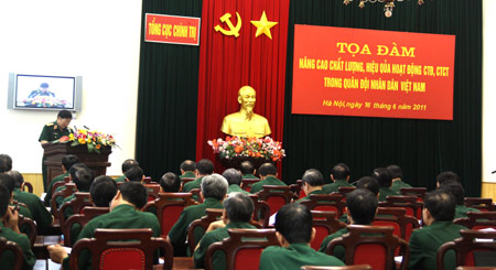 Nâng cao chất lượng, hiệu quả hoạt động CTĐ, CTCT trong quân đội