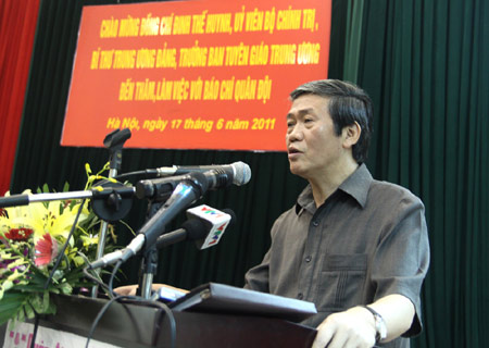 Báo chí quân đội là lực lượng nòng cốt, chủ lực và hùng hậu của báo chí cách mạng