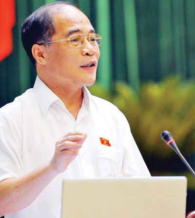 Đề cử Phó thủ tướng trường trực Nguyễn Sinh Hùng làm Chủ tịch Quốc hội