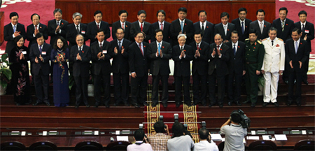 Chính phủ mới đã có đủ thành viên