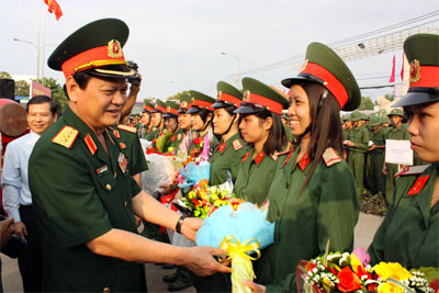 Các địa phương, đơn vị giao, nhận quân nhanh, gọn, an toàn