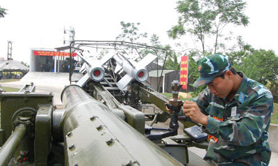 Hội thao kíp chiến đấu Phân đội hoả lực tên lửa phòng không C-125-2TM.