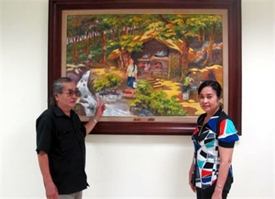 Người họa sĩ mê mải vẽ Trường Sơn