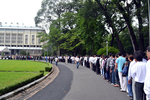 TP Hồ Chí Minh: Hơn 120.000 người viếng Đại tướng Võ Nguyên Giáp