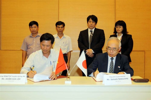 Nhật Bản viện trợ không hoàn lại cho các huyện vùng sâu