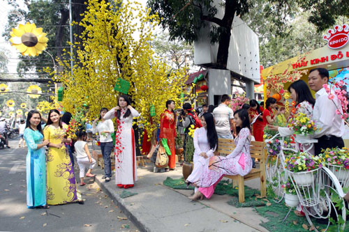 Xuân về trên thành phố mang tên Bác