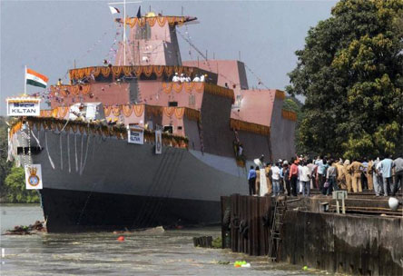 Ấn Độ tiếp nhận tàu hộ tống chống ngầm thứ 3