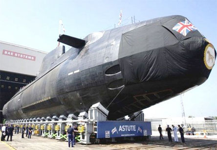 BAE hoàn thiện tàu ngầm nguyên tử thứ ba cho Hải quân Anh