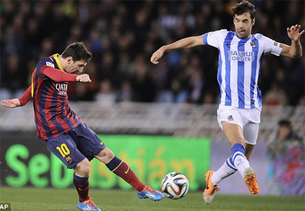 Barca “đối mặt” Real ở Chung kết Cúp Nhà vua