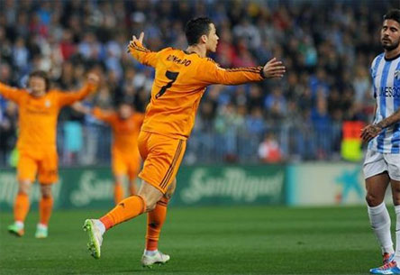 Vòng 28 La Liga: Thắng tối thiểu Malaga, Real xây chắc ngôi đầu