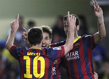 Vòng 35 La Liga: Barca ngược dòng may mắn trước Villarreal