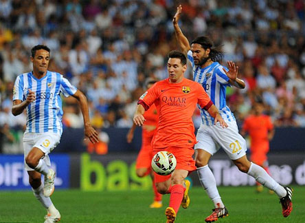 Vòng 5 La Liga: Malaga “cắt đứt” mạch thắng của Barca