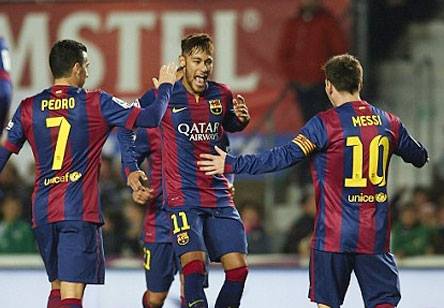 Vòng 20 La Liga: Barca thăng hoa, Real nhọc nhằn ngược dòng