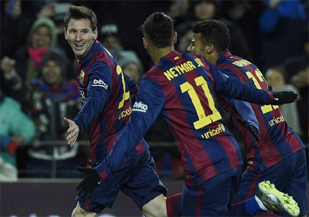 Vòng 21 La Liga: Barca thắng nhọc nhằn