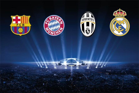 Điểm mặt 4 “ông lớn” vào vòng bán kết Champions League 2014-2015