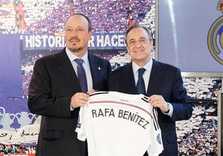 HLV Rafa Benitez xúc động nhận chức “thuyền trưởng” Real