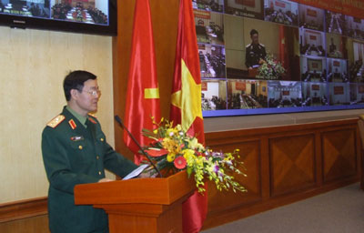 Hội nghị trực tuyến tổng kết công tác hậu cần toàn quân năm 2012