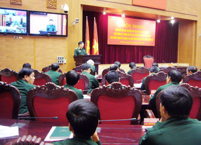 Tiếp tục nâng cao năng lực toàn diện cho cán bộ quân sự cấp xã