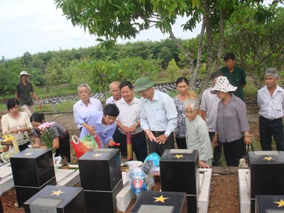 Tìm thấy mộ liệt sĩ Tô Văn Minh tại Đồng Xoài