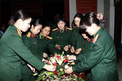 Góp chút lửa sưởi ấm hậu phương