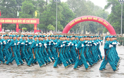 Thi tốt nghiệp đào tạo liên thông ngành quân sự cơ sở tại trường quân sự các quân khu