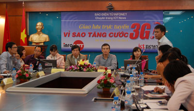 Đối thoại thẳng thắn giữa 3 mạng viễn thông và người tiêu dùng liên quan tới việc tăng giá cước 3G