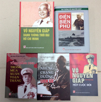 Xuất bản 5 cuốn sách về Đại tướng Võ Nguyên Giáp