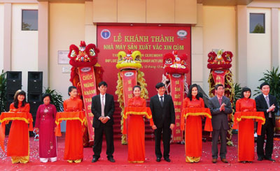 Khánh thành nhà máy sản xuất vắc xin Cúm 
