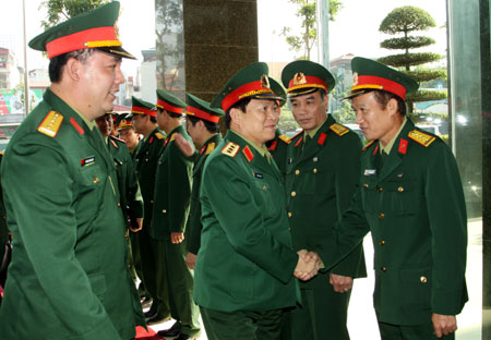 Thượng tướng Ngô Xuân Lịch thăm, làm việc với Tổng công ty 319