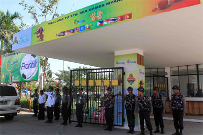 An ninh tại SEA Games 27: Lực lượng an ninh được trang bị cả súng tiểu liên  