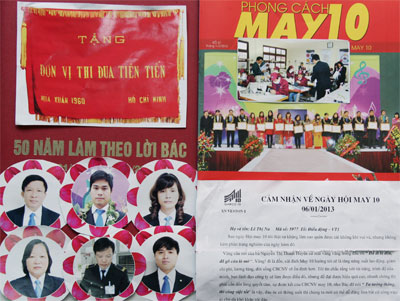 Tổng công ty May 10 Học tập và làm theo tấm gương đạo đức Hồ Chí Minh (bài 2)