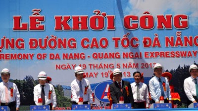 Khởi công xây dựng Dự án đường cao tốc Đà Nẵng-Quảng Ngãi