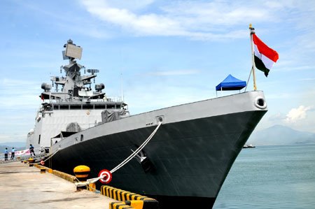 4 tàu Hải quân Ấn Độ cập cảng Tiên Sa (Đà Nẵng)