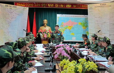 Binh đoàn 12: Khai mạc diễn tập chỉ huy tham mưu một bên hai cấp