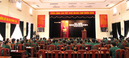 Tổng cục Kỹ thuật: Tập huấn công tác vật tư CTĐ, CTCT