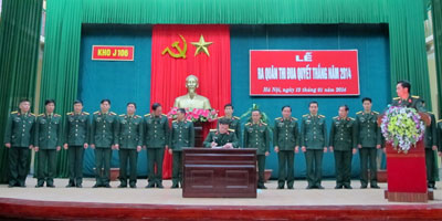 12/12 đơn vị đồng loạt phát động phong trào thi đua quyết thắng 2014